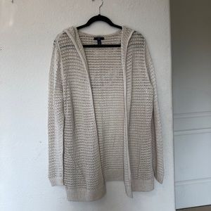 Gap Open Weaved Cardigan (w/hood)